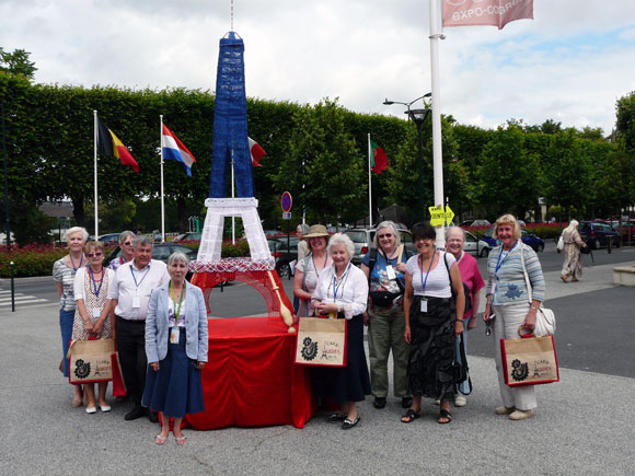 North Downs Lacemakers at O.I.D.F.A. Congress in July 2012
