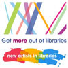 New artists in libraries logo